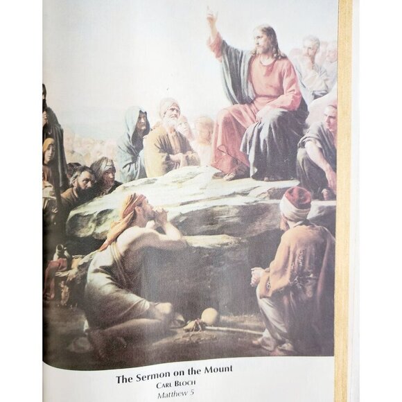 1975 Holy Bible Giant Print KJV Red Letter Concordance Old New Testaments WHBS - Picture 9 of 9